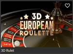 3D Avrupa Ruleti